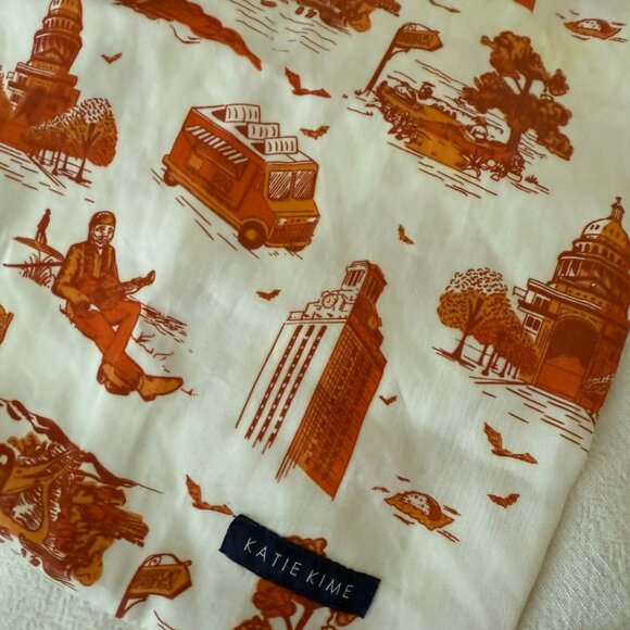 Katie Kime Austin Toile Pajama Shorts Set - Picture 4 of 6